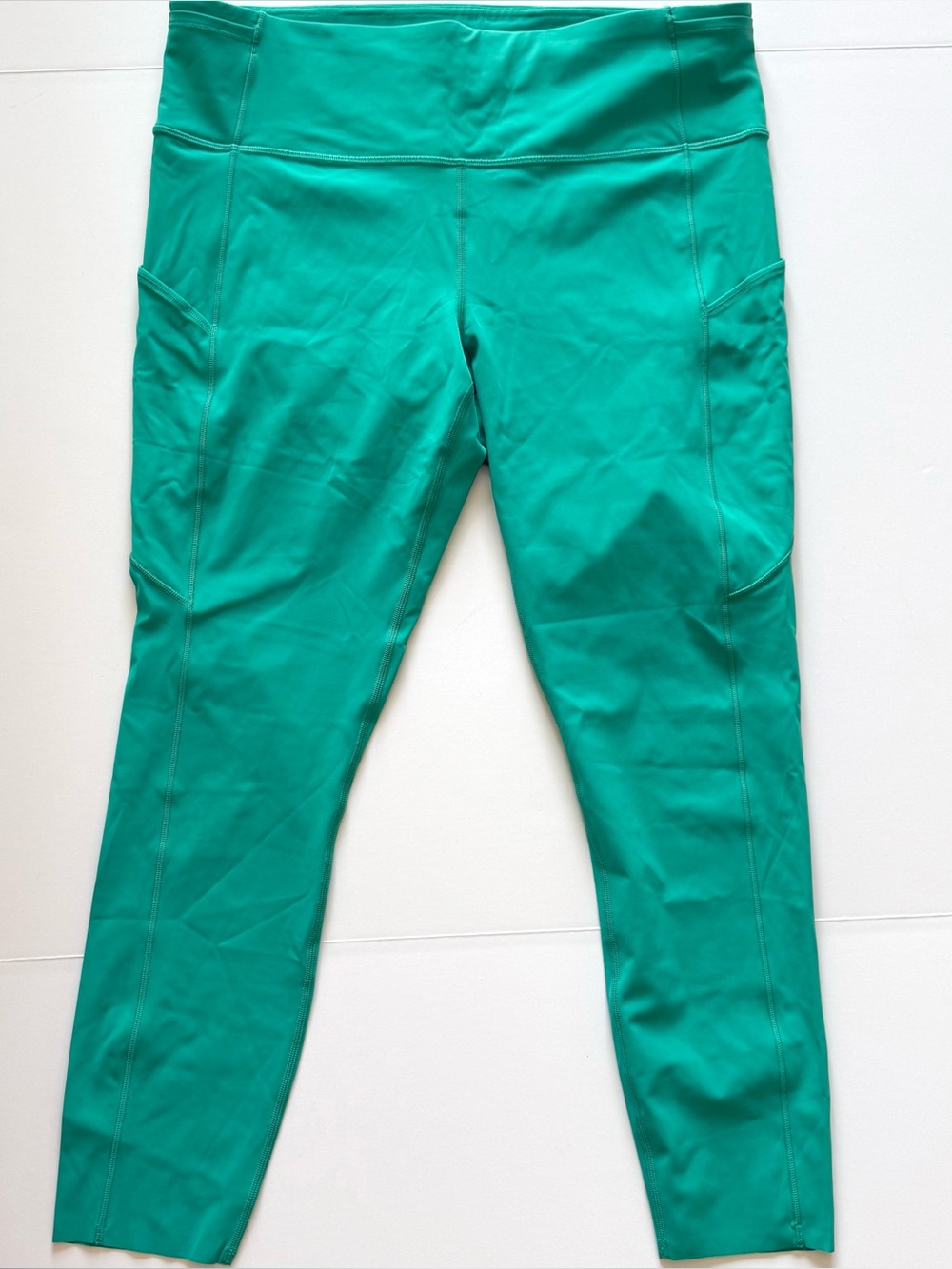 NWOT Lululemon Fast and Free Tight 25 Leggings Maldives Green Size 14